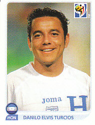 Danilo Elvis Turcios Honduras samolepka Panini World Cup 2010 #613